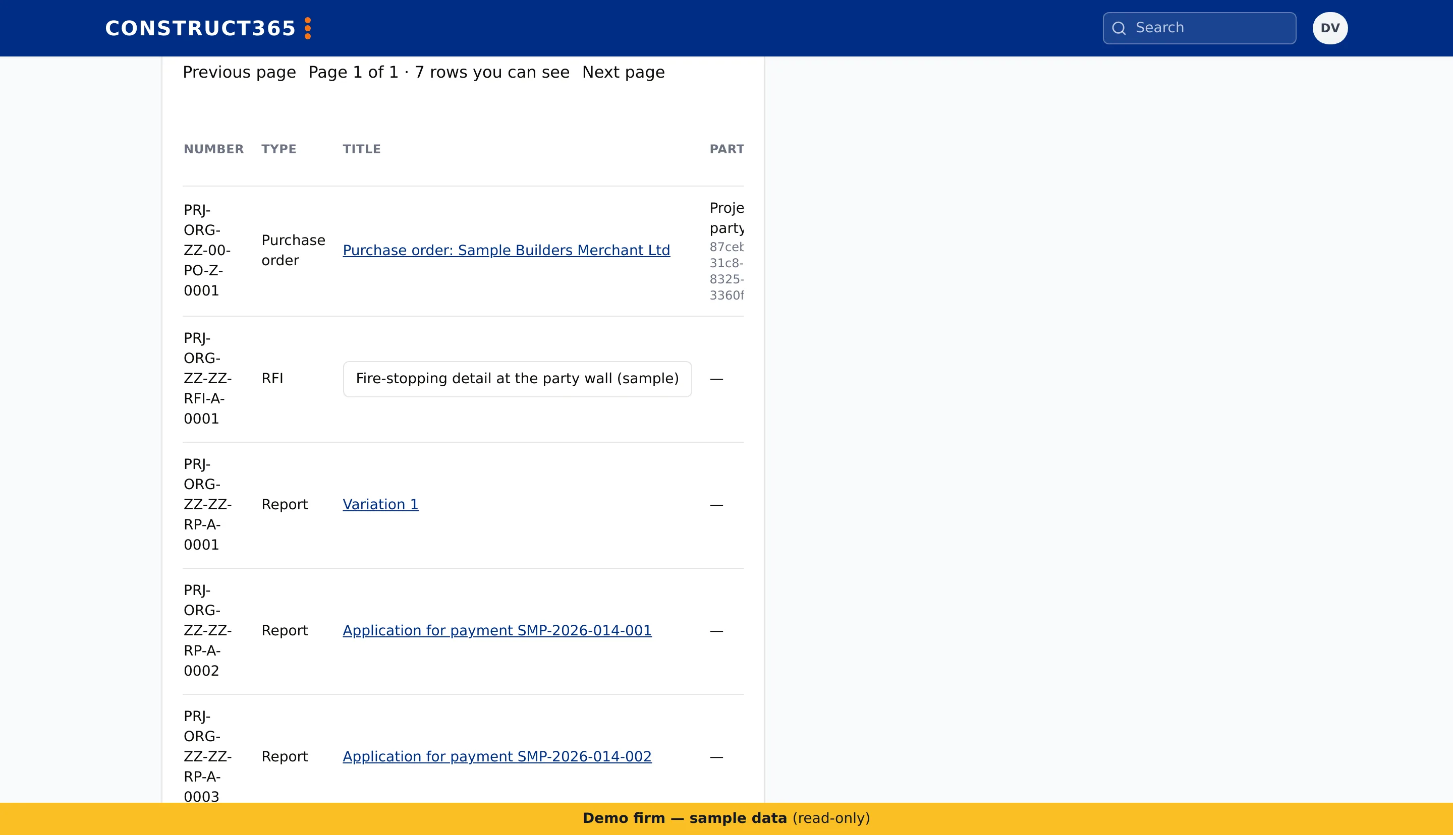 Project document register transmittal form with recipients, issue reason and transmittal history